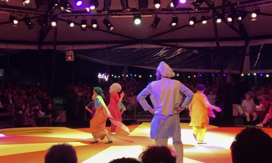 The Rosenburg ensemble performing Pranali's Punjabi wedding dance choreography.